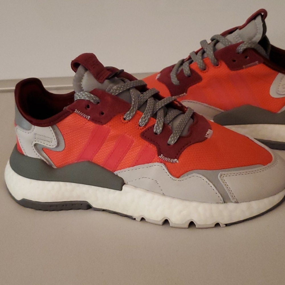 Adidas Women's Nite Jogger shoes Shock Red / Grey